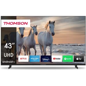 Thomson 43  (109 Cm) Led 4k Uhd Smart Android TV - Neuf - Publicité