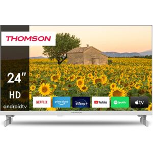 TV LED Thomson 24HA2S13CW 60 cm HD Android TV Blanc avec garantie 2 ans - Neuf - Publicité