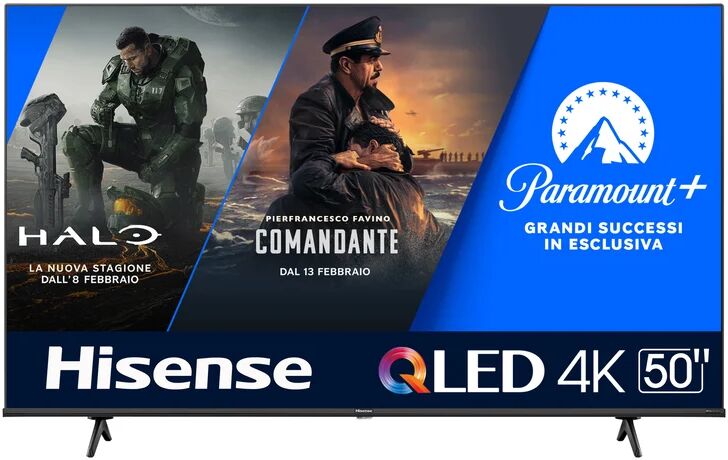 Hisense 50E7KQ TV 127 cm (50 ) 4K Ultra HD Smart TV Wifi Noir 275 cd/m² - Neuf