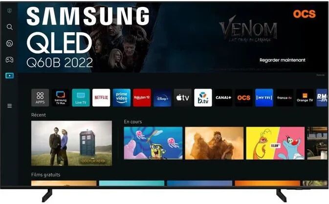 Samsung 50Q60B TV QLED 4K UHD 50 (125 cm) Smart TV 3 ports HDMI - Neuf