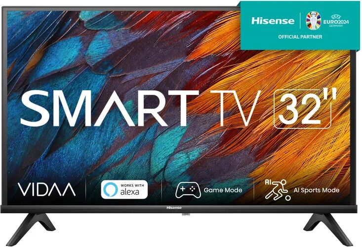 Hisense 32A4K TV 81,3 cm (32 ) HD Smart TV Wifi Noir 200 cd/m² - Neuf