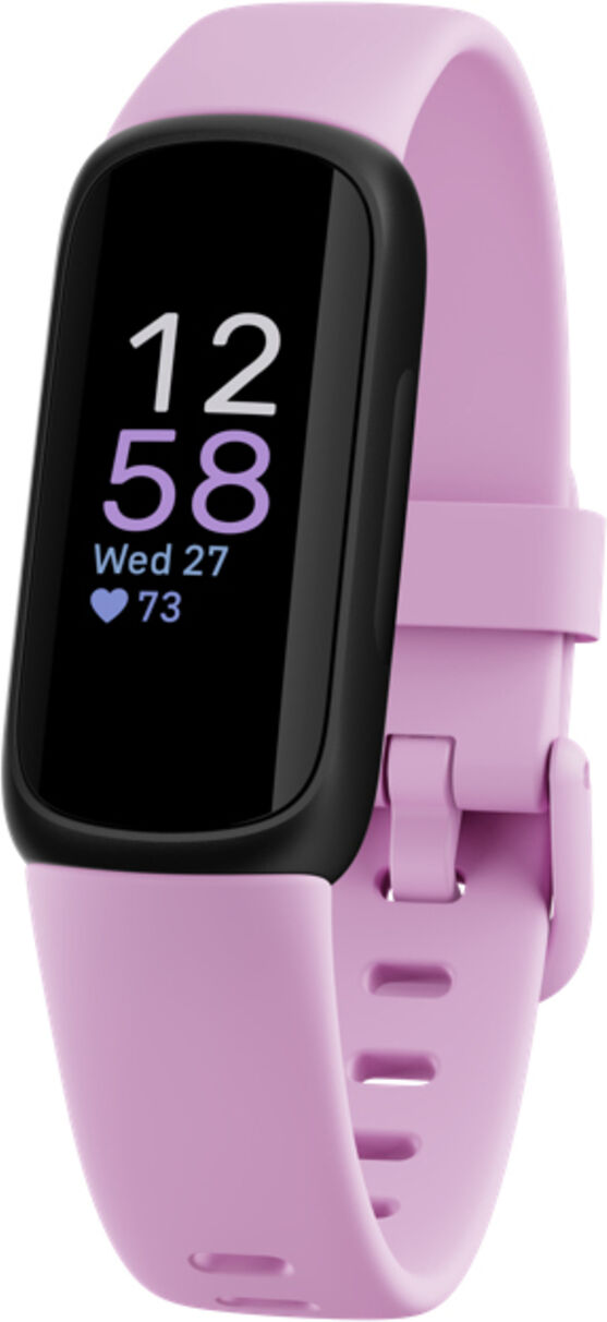 Fitbit Inspire 3 Brassard tracker d'activité Noir, Lilas - Neuf