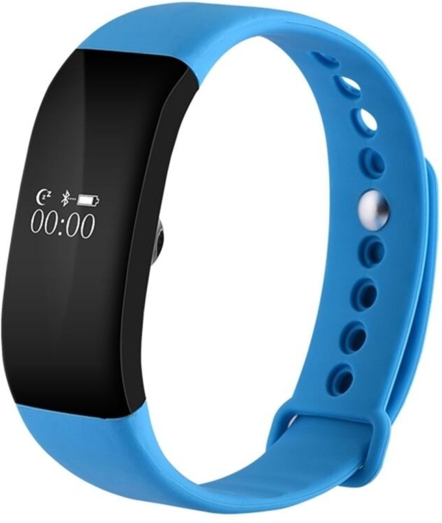 Bracelet Connecté Android Iphone Montre Sport OLED Compteur Calories Alarme Bleu YONIS - Neuf