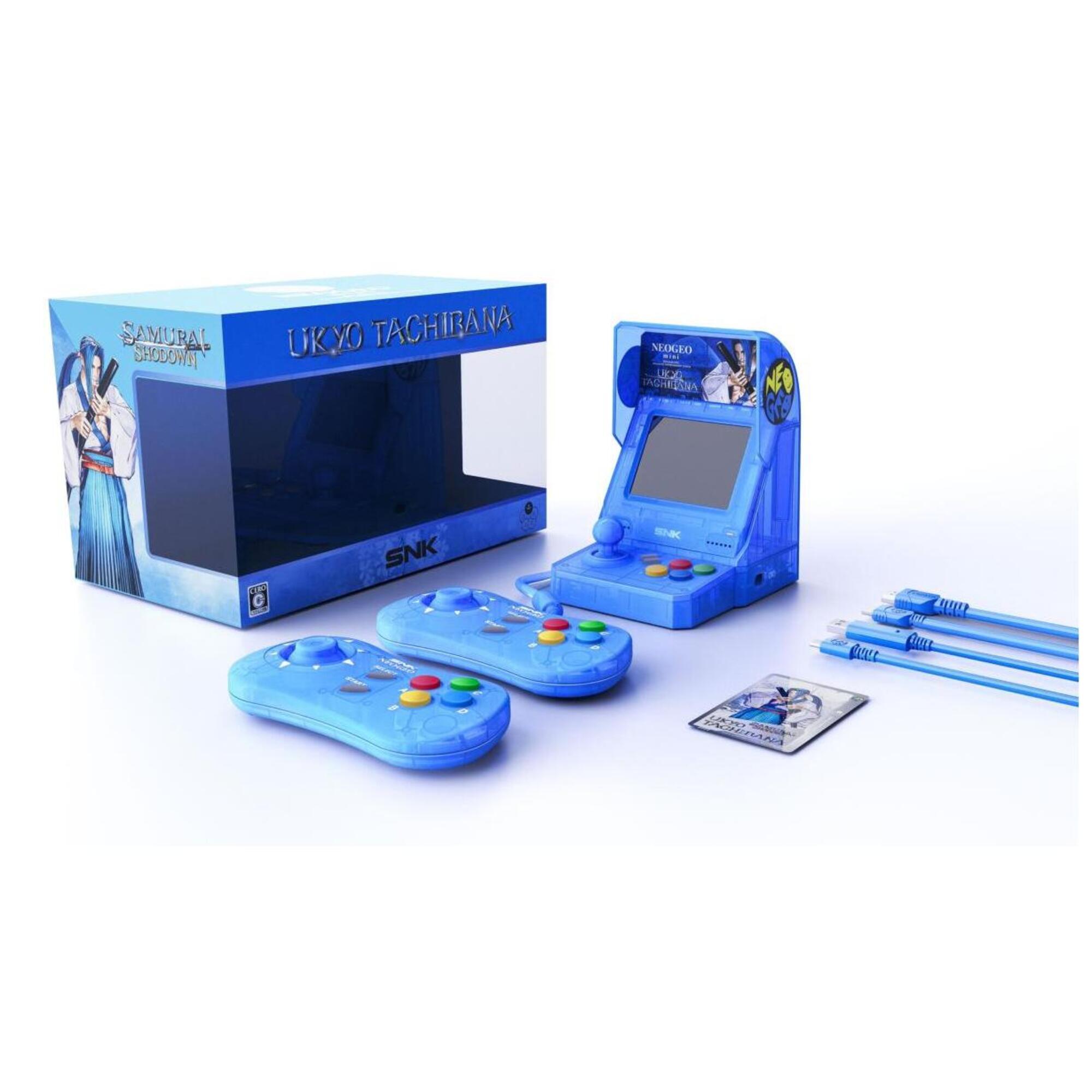 SNK Console SNK Neo Geo mini Samurai Shodown Limited Edition - Ukyo Tachibana (bleue) - Neuf