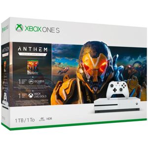 Microsoft Xbox One S + Anthem 1000 Go Wifi Blanc - Neuf