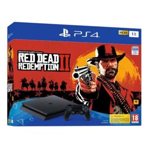 Sony PS4 slim 1 To + Red Dead Redemption II - Reconditionné