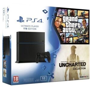 Sony PS4 Fat 1To + GTA V & uncharted - Nathan Drake collection - Neuf