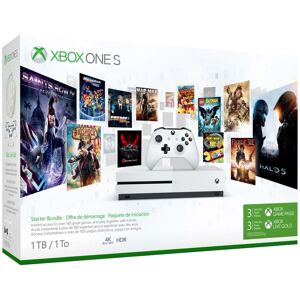 Microsoft Xbox One S Starter Bundle 1024 Go Wifi Blanc - Reconditionné