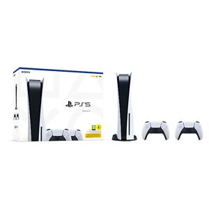 Sony Pack PS5 & Manette Dualsense Blanche - Console de jeux Playstation 5 (Standard) - Neuf