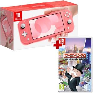 Nintendo Switch Lite 32 Go + Monopoly,  Corail - Reconditionné