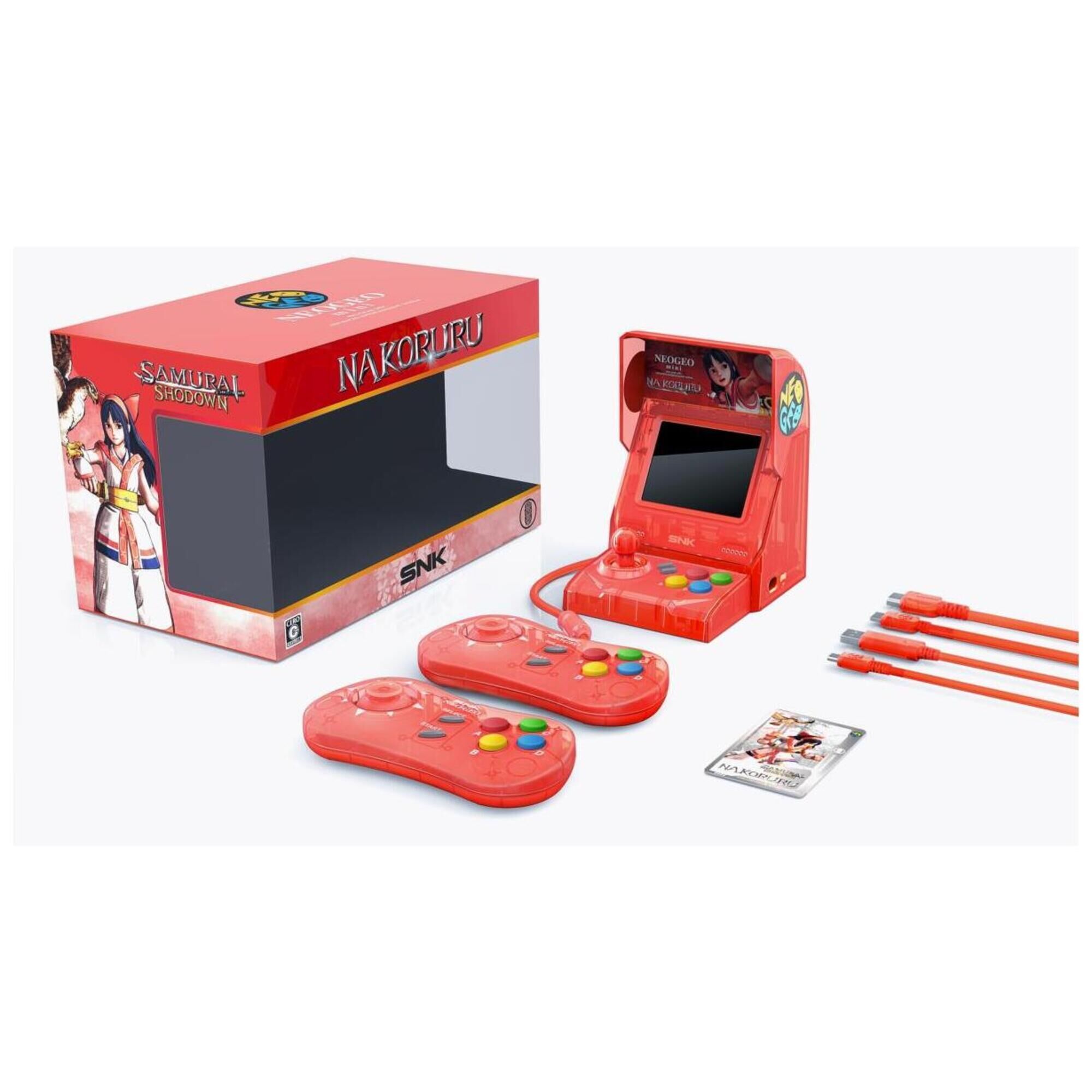 Atari Console Neo Geo mini Samurai Shodown Limited Edition - Nakoruru (rouge) - Neuf