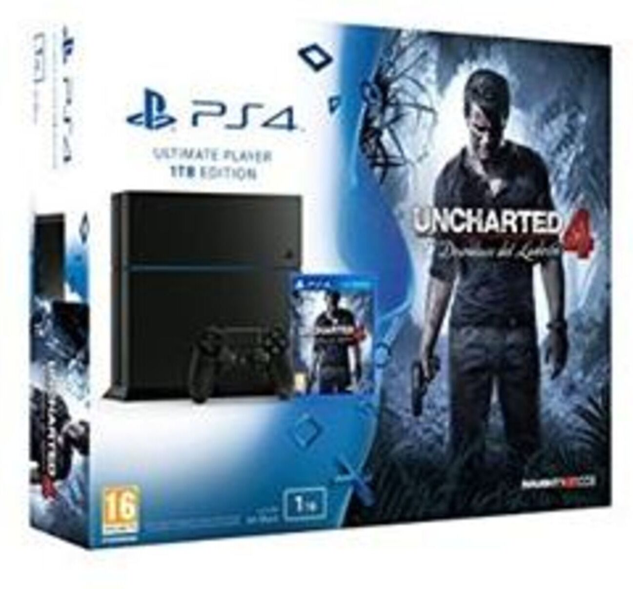 Sony Pack Console PS4 1TB + Uncharted 4 - Reconditionné