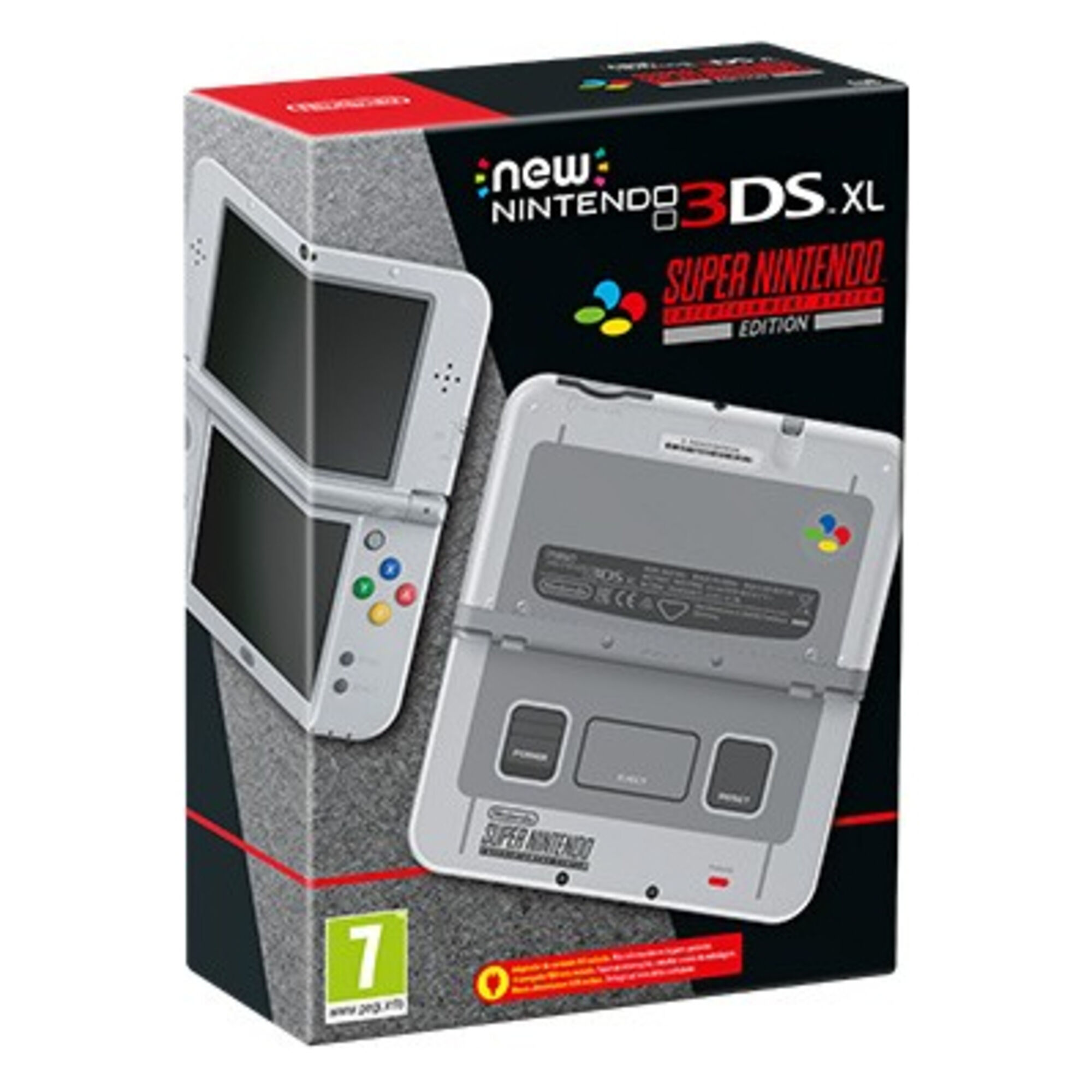 Nintendo New 3DS XL SNES Edition console de jeux portables 12,4 cm (4.88 ) Écran tactile Wifi Gris - Reconditionné