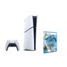 Sony Pack PS5 Slim & Horizon Forbidden West - Console de Jeux Playstation 5 Slim (Digitale) 1 To, Blanc - Reconditionné