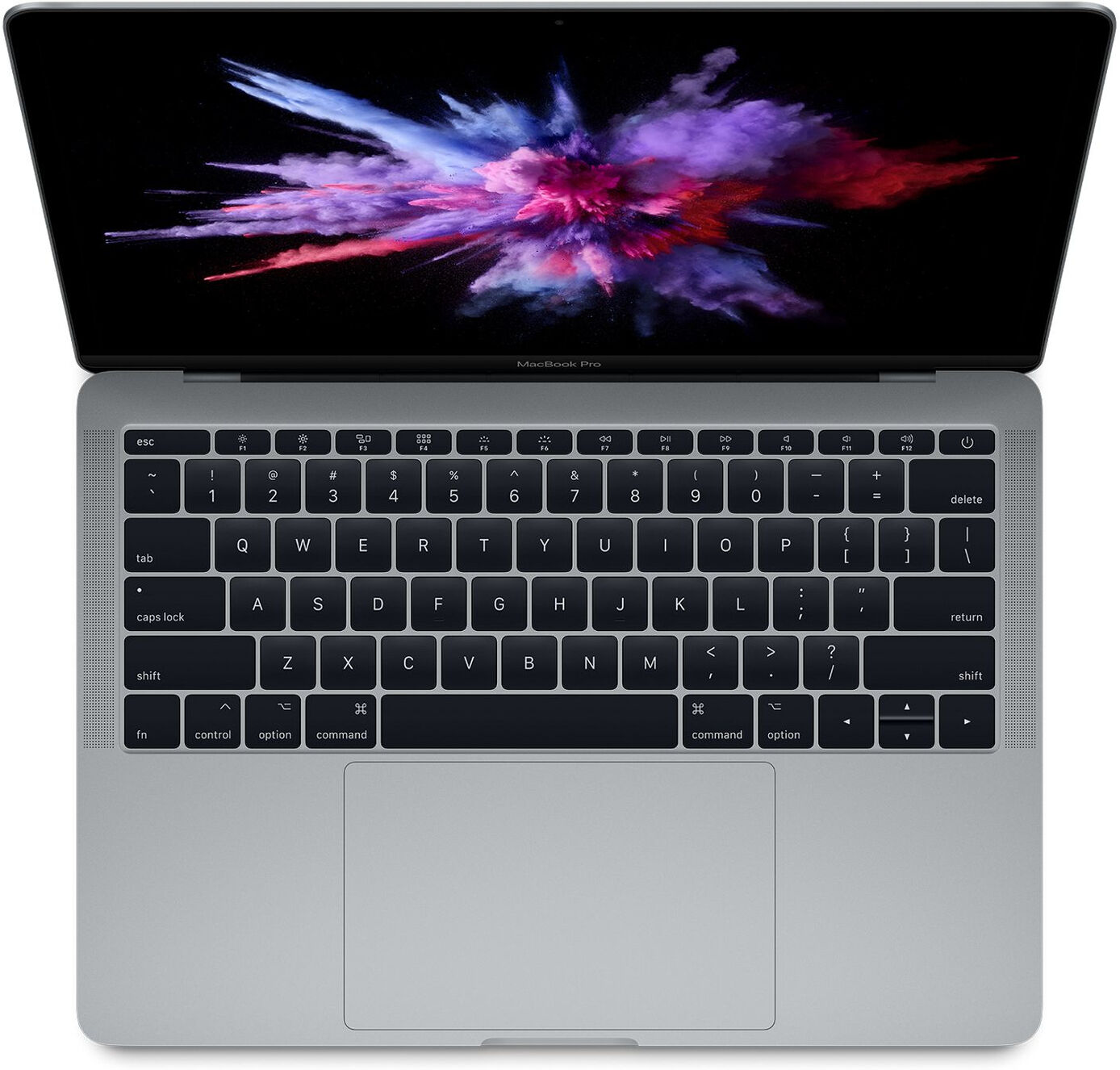 Apple MacBook Pro Core i5 (2017) 13.3', 3.6 GHz 128 Go 8 Go Intel Iris Plus Graphics 640, Gris sidéral - QWERTY - Portugais - Reconditionné