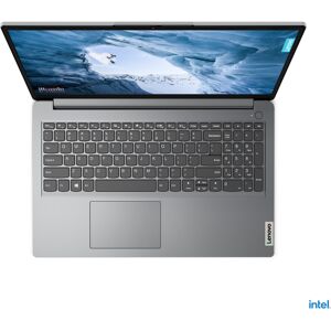 IBM IdeaPad 1 N4120 Ordinateur portable 396 cm 156 Full HD IntelA® CeleronA® N 4 Go DDR4 SDRAM 128 Go eMMC Wi Fi 5 80211ac Windows 11 Home in S mode Gris Neuf