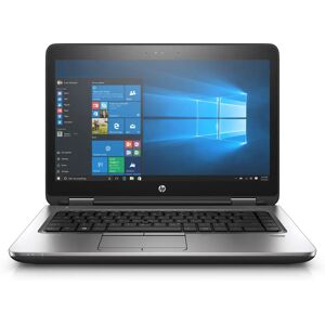 HP ProBook 640 G3 Ordinateur portable 35,6 cm (14 ) HD Intel® Core i3 i3-7100U 4 Go DDR4-SDRAM 500 Go HDD Wi-Fi 5 (802.11ac) Windows 10 Pro Noir, Argent - Reconditionné