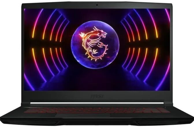 PC Portable Gaming - MSI GF63 Thin 12UC-884XFR - 15,6 FHD 144Hz - Core i5 12450H -RAM 8 Go -512 Go SSD -RTX 3050 MaxQ -Sans wind - Sans système d'exploitation - Neuf