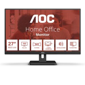 AOC 27E3UM écran plat de PC 68,6 cm (27 ) 1920 x 1080 pixels Full HD Noir - Neuf - Publicité