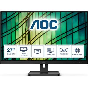 AOC E2 27E2QAE écran plat de PC 68,6 cm (27 ) 1920 x 1080 pixels Full HD LCD Noir - Neuf - Publicité