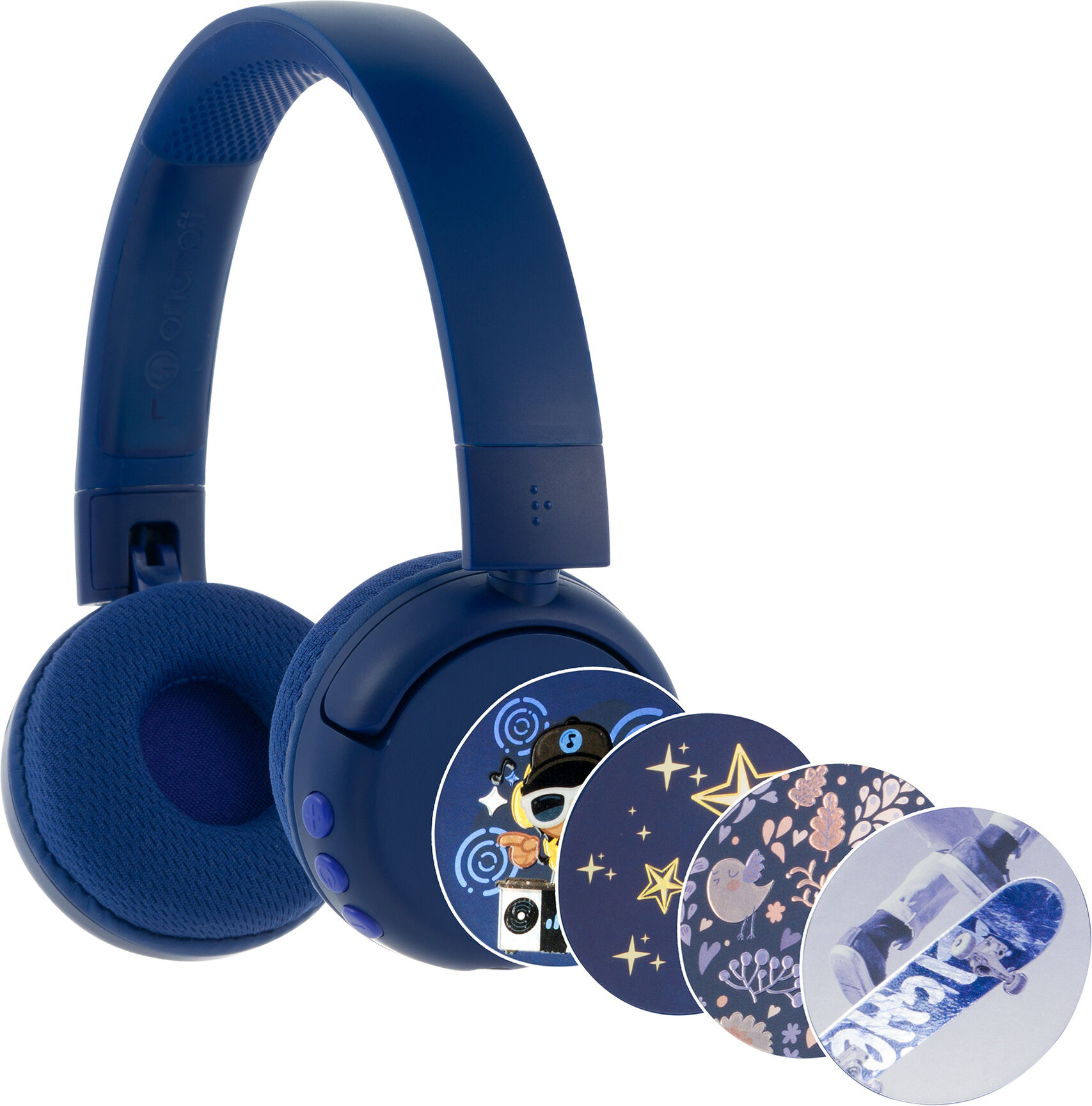 Buddy Phones Casque Buddyphones Pop Fun Bleu Nuit - Neuf