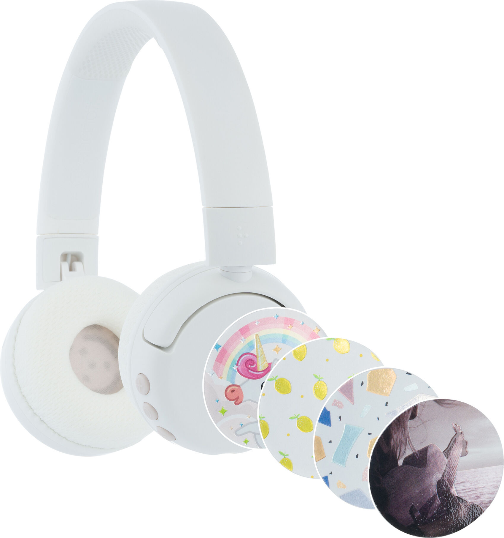 Buddy Phones Casque Buddyphones Pop fun blanc - Neuf