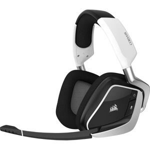 Casque Corsair gaming premium sans fil VOID RGB ELITE avec son surround 7.1 - Blanc - Neuf - Publicité