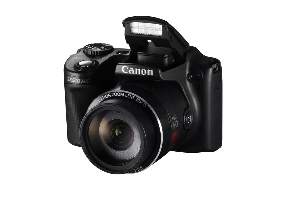 Canon PowerShot SX510 HS 1/2.3  Appareil photo Bridge 12,1 MP CMOS 4000 x 3000 pixels Noir - Reconditionné