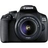 Canon EOS 2000D BK 18-55 IS + SB130 +16GB EU26 Kit d'appareil-photo SLR 24,1 MP CMOS 6000 x 4000 pixels Noir - Neuf