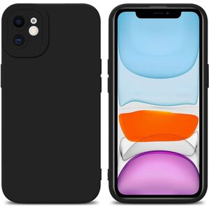 Cadorabo Coque pour Apple iPhone 12 en FLUID NOIR Housse de protection Étui en silicone TPU flexible - Neuf