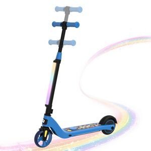 RCB Trottinette electrique Enfant - Vitesse 8 km/h - Reglable en Hauteur - Poignees Confortables - Parfaite pour age 4-8 ans Bleu - Neuf