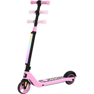 RCB Trottinette electrique Enfant - Vitesse 8 km/h - Reglable en Hauteur - Poignees Confortables - Parfaite pour age 4-8 ans Rose - Neuf