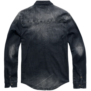 Brandit Chemise en jean  de Brandit - Chemise En Jean Riley - S à 5XL - pour Homme - noir  - noir - Male - L - Publicité