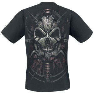 Spiral T-Shirt Manches courtes Gothic de Spiral - Diesel Punk - S à 4XL - pour Homme - noir  - noir - Male - S - Publicité