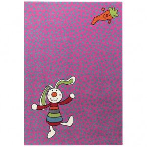 SIGIKID Tapis Enfant Rainbow Rabbit Rose 80 x 150 cm - Publicité