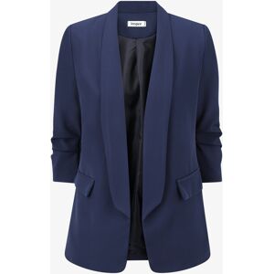 Stand-prive.com Blazer uni a manches froncees