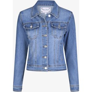 Stand-prive.com Veste en jean droite délavée