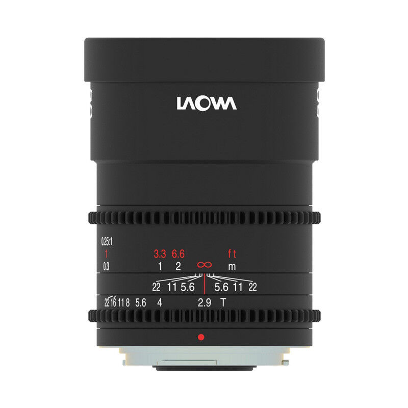 LAOWA Objectif 50mm T2.9 APO MFT Cine compatible avec Micro 4/3