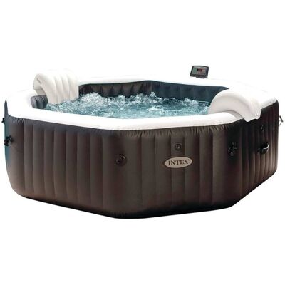 Spa gonflable octogonal Carbone Intex - 6 places