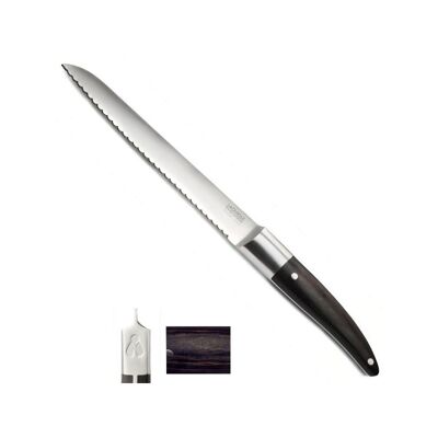 LAGUIOLE Couteau à pain Laguiole Expression 36/20cm, manche Mélange bakélite,