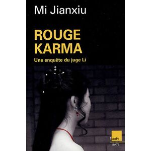Rouge Karma Jianxiu Mi Ed. de l'Aube - Publicité