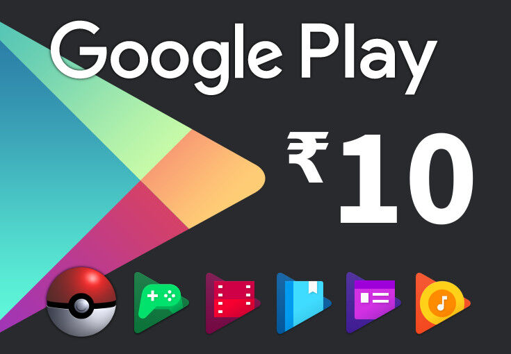 Kinguin Google Play ₹10 IN Gift Card