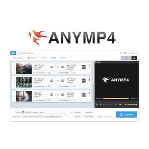 Kinguin AnyMP4 MP4 Converter CD Key (1 Year / 1