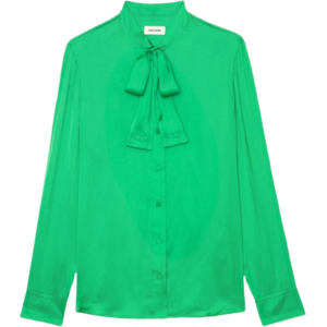 Zadig & Voltaire Chemise Tulba Satin - Publicité Zadig & Voltaire Chemise Tulba Satin - Publicité
