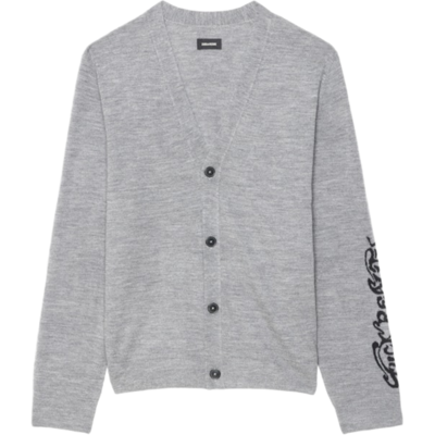 Zadig & Voltaire Cardigan Remi 100% Laine - Publicité Zadig & Voltaire Cardigan Remi 100% Laine - Publicité