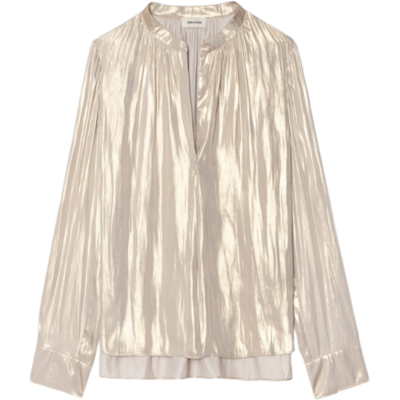 Zadig & Voltaire Blouse Tink Satin - Publicité Zadig & Voltaire Blouse Tink Satin - Publicité