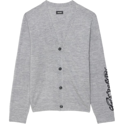 Zadig & Voltaire Cardigan Remi 100% Laine - Publicité Zadig & Voltaire Cardigan Remi 100% Laine - Publicité