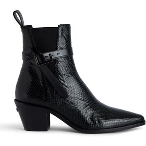 Zadig&Voltaire Bottines Tyler Noir - Taille 37 - Femme - Publicité