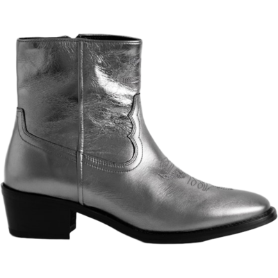 Zadig & Voltaire Bottines Tex Low Vintage Metal - Publicité Zadig & Voltaire Bottines Tex Low Vintage Metal - Publicité