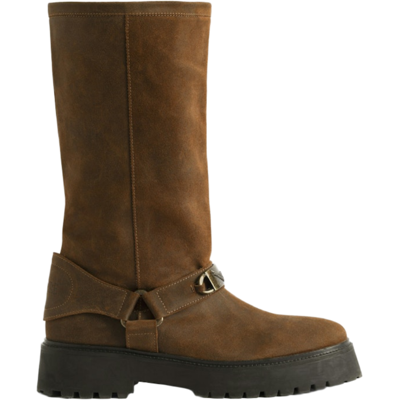 Zadig & Voltaire Bottes Angie Suede - Publicité Zadig & Voltaire Bottes Angie Suede - Publicité